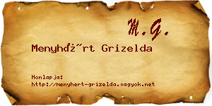 Menyhért Grizelda névjegykártya